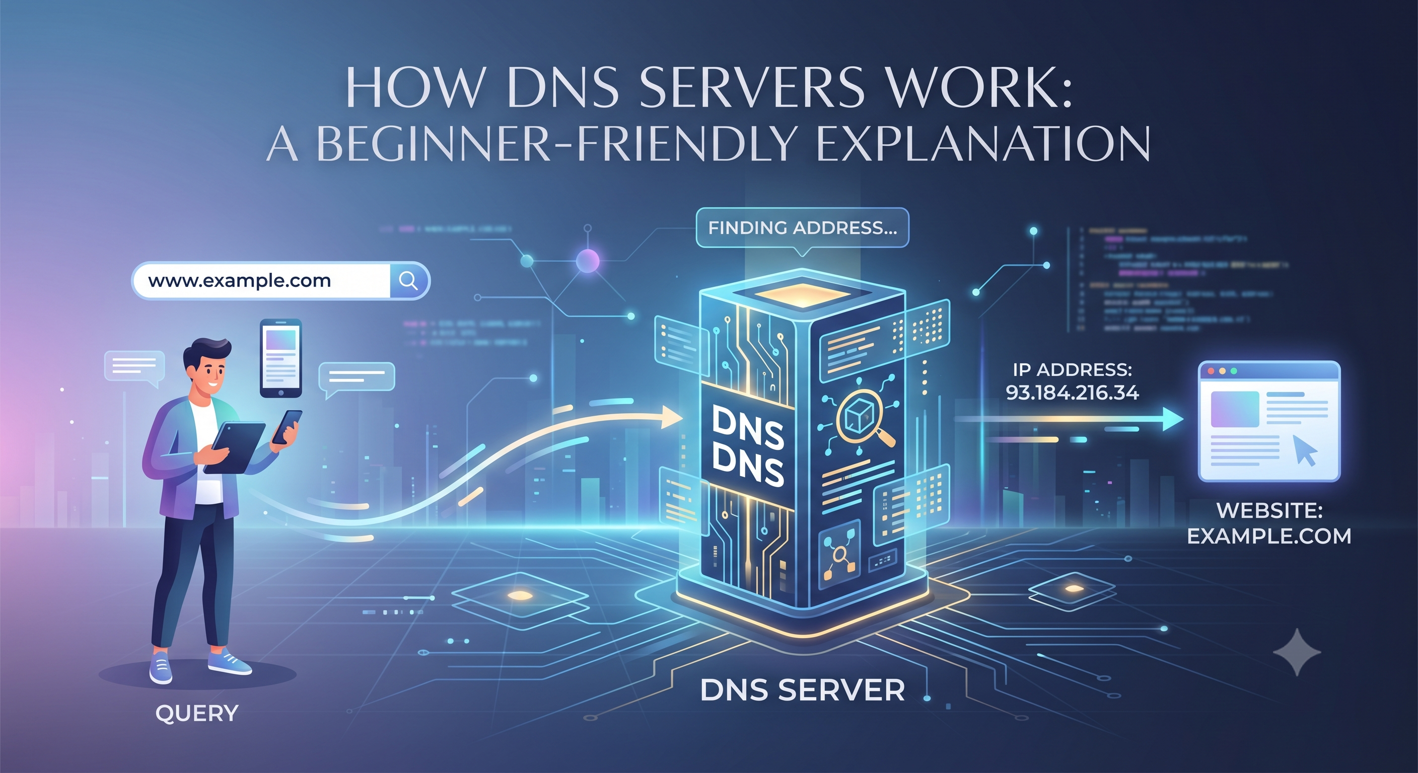 How DNS Servers Work: A Beginner-Friendly Explanation